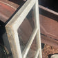 Wood Transom Window, 3 Pane Glass, Vintage Architectural Salvage Frame, A90