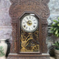 Sessions Mantel Clock, Vintage Wind Up Kitchen Parlor Clock w/ Pendulum & Key A