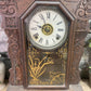 Sessions Mantel Clock, Vintage Wind Up Kitchen Parlor Clock w/ Pendulum & Key A