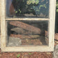 Wood Transom Window, 3 Pane Glass, Vintage Architectural Salvage Frame, A91