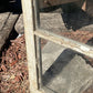 Wood Transom Window, 3 Pane Glass, Vintage Architectural Salvage Frame, A91