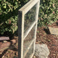 Wood Transom Window, 3 Pane Glass, Vintage Architectural Salvage Frame, A91
