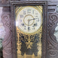 New Haven Mantel Clock, Vintage Wind Up Kitchen Parlor Clock w/ Pendulum & Key B