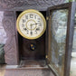 New Haven Mantel Clock, Vintage Wind Up Kitchen Parlor Clock w/ Pendulum & Key B