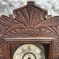 Mantel Shelf Clock, Vintage Wind Up Kitchen Parlor Clock w/ Pendulum E