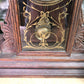 Mantel Shelf Clock, Vintage Wind Up Kitchen Parlor Clock w/ Pendulum E