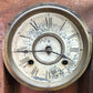 Mantel Shelf Clock, Vintage Wind Up Kitchen Parlor Clock w/ Pendulum E