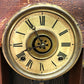 Ingraham Mantel Clock, Vintage Wind Up Kitchen Parlor Clock w/ Pendulum & Key F