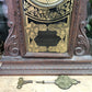 Ingraham Mantel Clock, Vintage Wind Up Kitchen Parlor Clock w/ Pendulum & Key F
