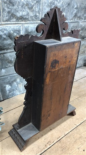 Ingraham Mantel Clock, Vintage Wind Up Kitchen Parlor Clock w/ Pendulum & Key F