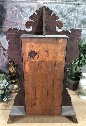 Ingraham Mantel Clock, Vintage Wind Up Kitchen Parlor Clock w/ Pendulum & Key F