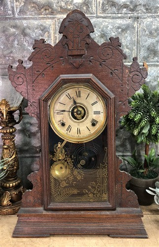 Seth Thomas Mantel Shelf Clock, Vintage Wind Up Kitchen Parlor Clock G