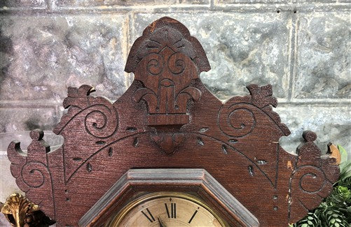 Seth Thomas Mantel Shelf Clock, Vintage Wind Up Kitchen Parlor Clock G