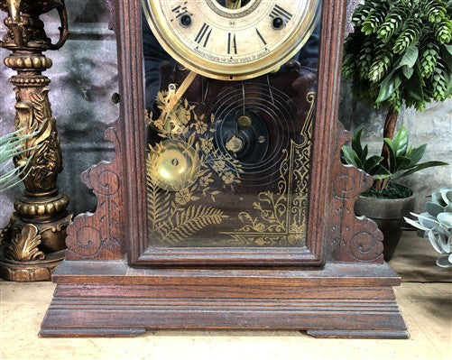 Seth Thomas Mantel Shelf Clock, Vintage Wind Up Kitchen Parlor Clock G