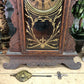 Waterbury Mantel Shelf Clock, Vintage Wind Up Kitchen Parlor w/ Pendulum & Key I