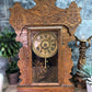 Seth Thomas Mantel Shelf Clock, Vintage Wind Up Kitchen Parlor w/ Pendulum Key J
