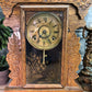 Seth Thomas Mantel Shelf Clock, Vintage Wind Up Kitchen Parlor w/ Pendulum Key J