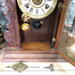 Welch Mantel Shelf Clock, Vintage Wind Up Kitchen Parlor w/ Pendulum Key K