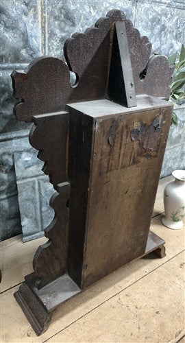 Welch Mantel Shelf Clock, Vintage Wind Up Kitchen Parlor w/ Pendulum Key K