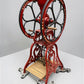 Elgin National Coffee Mill Grinder, Vintage Cast Iron Double Wheel Floor Model