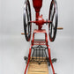 Elgin National Coffee Mill Grinder, Vintage Cast Iron Double Wheel Floor Model
