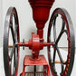 Elgin National Coffee Mill Grinder, Vintage Cast Iron Double Wheel Floor Model