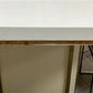 Jean Claude Mahey Style Dining Table 2 Leaves 6 Brass Chairs, Vintage Dining Set