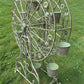 Large Ferris Wheel Rotating Planter, Flower Pot, Outdoor Planter, Garden Décor C