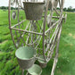 Large Ferris Wheel Rotating Planter, Flower Pot, Outdoor Planter, Garden Décor C