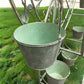 Large Ferris Wheel Rotating Planter, Flower Pot, Outdoor Planter, Garden Décor C
