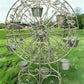 Large Ferris Wheel Rotating Planter, Flower Pot, Outdoor Planter, Garden Décor C