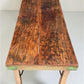 Reclaimed Wood Folding Table (68.5x22) Rustic Wood Dining, Kitchen Island B132