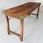 Reclaimed Wood Folding Table (68.5x22) Rustic Wood Dining, Kitchen Island B132