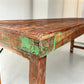 Reclaimed Wood Folding Table (68.5x22) Rustic Wood Dining, Kitchen Island B132
