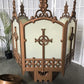 Church Lamp Chandelier, Vintage Ceiling Hanging Hexagonal Gothic Light Fixture A