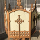 Church Lamp Chandelier, Vintage Ceiling Hanging Hexagonal Gothic Light Fixture B