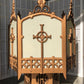 Church Lamp Chandelier, Vintage Ceiling Hanging Hexagonal Gothic Light Fixture C