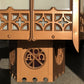 Church Lamp Chandelier, Vintage Ceiling Hanging Hexagonal Gothic Light Fixture D
