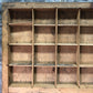 Printer Drawer Wood Block Typeset Tray, Letterpress Thimble Shelf Display, A73