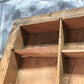 Printer Drawer Wood Block Typeset Tray, Letterpress Thimble Shelf Display, A73