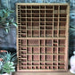 Printer Drawer Wood Block Typeset Tray, Letterpress Thimble Shelf Display, A74