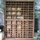 Printer Drawer Wood Block Typeset Tray, Letterpress Thimble Shelf Display, A75