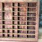 Printer Drawer Wood Block Typeset Tray, Letterpress Thimble Shelf Display, A75