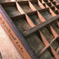 Printer Drawer Wood Block Typeset Tray, Letterpress Thimble Shelf Display, A75