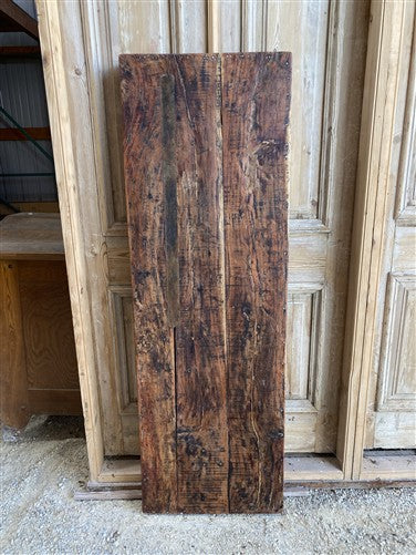 Reclaimed Wood Folding Table (68.75x22.5) Rustic Wood Dining Kitchen Island B134