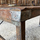 Reclaimed Wood Folding Table (68.75x22.5) Rustic Wood Dining Kitchen Island B134
