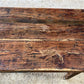 Reclaimed Wood Folding Table (68.75x22.5) Rustic Wood Dining Kitchen Island B134