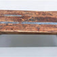 Reclaimed Wood Folding Table (68x22) Rustic Wood Dining Kitchen Island B135