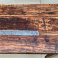 Reclaimed Wood Folding Table (68x22) Rustic Wood Dining Kitchen Island B135