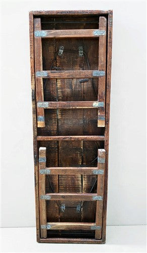 Reclaimed Wood Folding Table (68x22) Rustic Wood Dining Kitchen Island B135